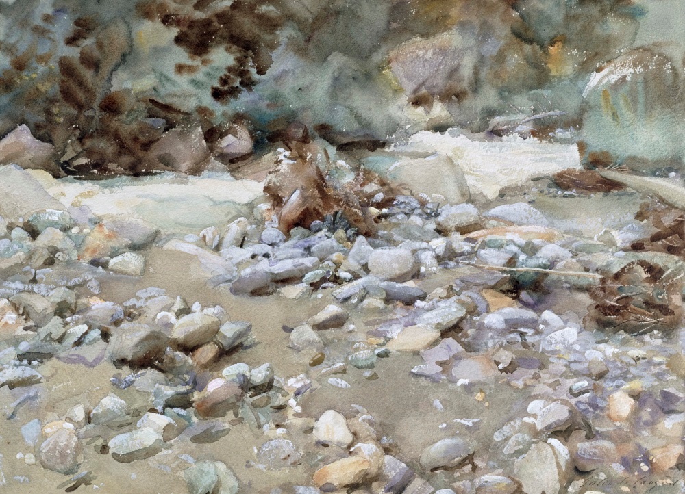 Canvas on Demand Poster Print 16 x 12 entitled River Bed
