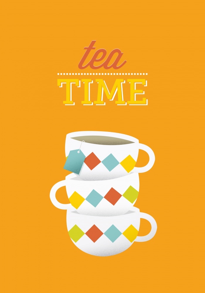 Canvas on Demand Poster Print 16 x 20 entitled Tea Time