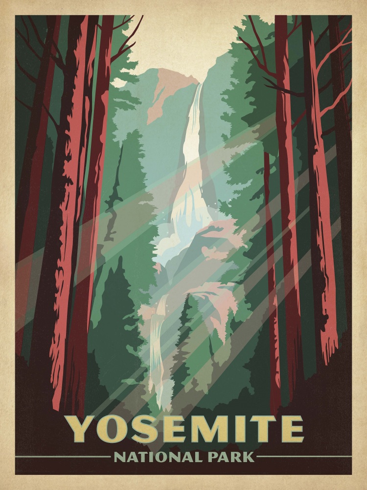 Canvas on Demand Poster Print 12 x 16 entitled Yosemite National Park