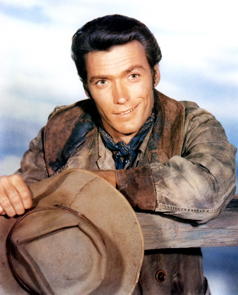 Canvas on Demand Poster Print 16 x 20 entitled Clint Eastwood - Vintage Publicity Photo