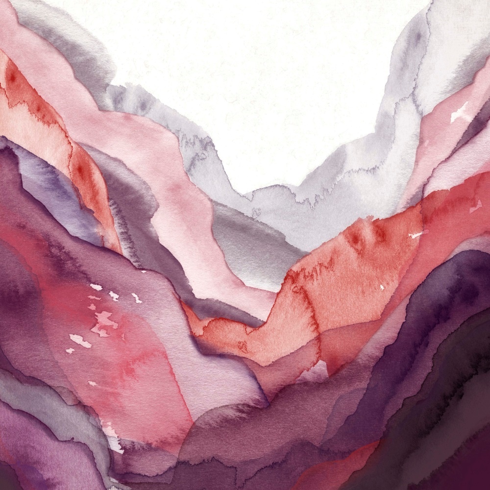 Canvas on Demand Poster Print 12 x 12 entitled Rose Quartz