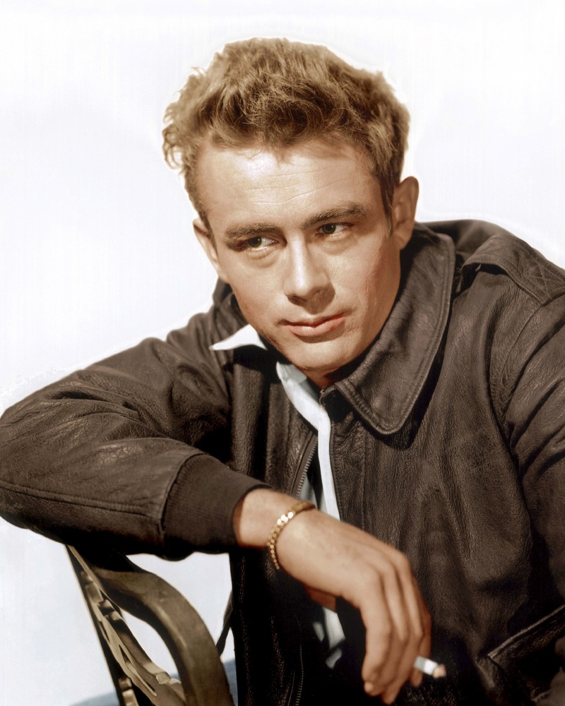 Canvas on Demand Poster Print 16 x 20 entitled James Dean in Rebel Without a Cause - Vintage Publicity Photo