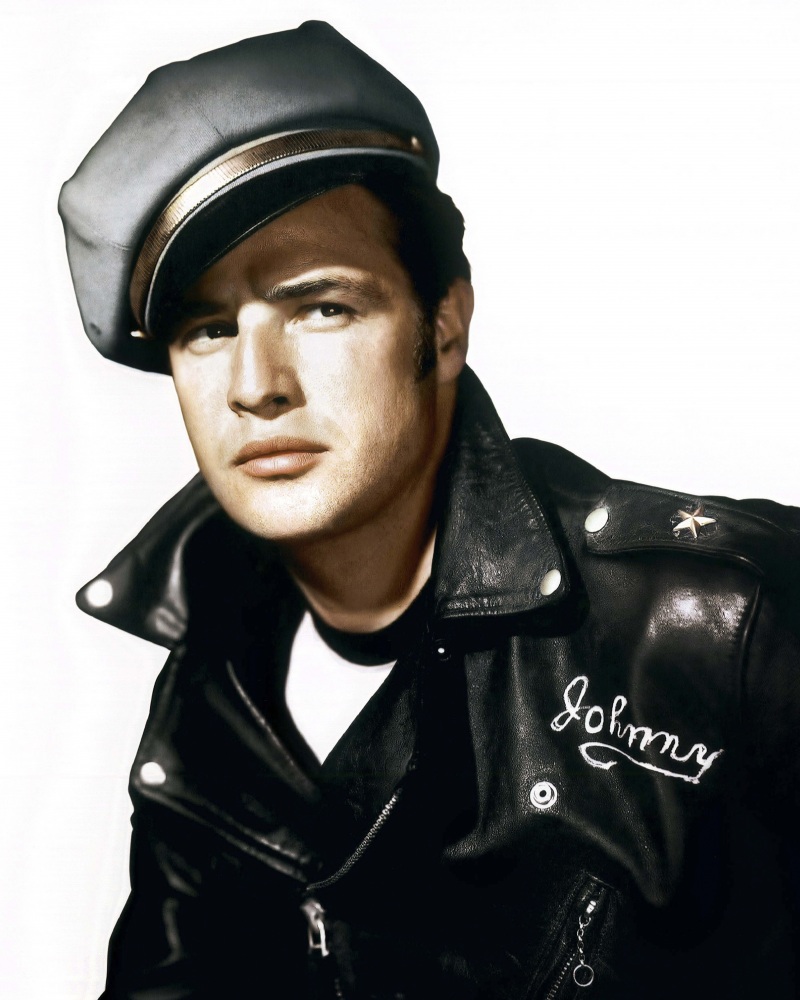 Canvas on Demand Poster Print 16 x 20 entitled Marlon Brando in The Wild One - Vintage Publicity Photo