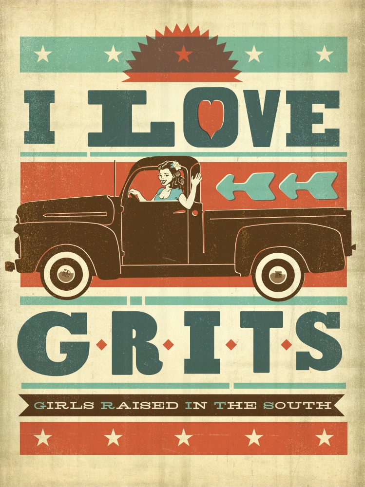 Canvas on Demand Poster Print 12 x 16 entitled Grits