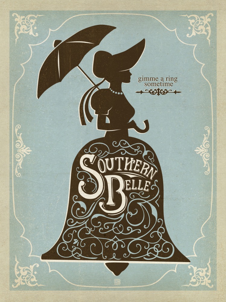 Canvas on Demand Poster Print 12 x 16 entitled Southern Belle