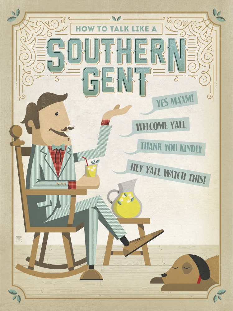 Canvas on Demand Poster Print 12 x 16 entitled Southern Gent