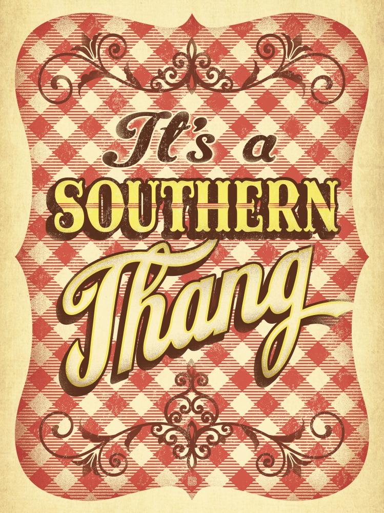 Canvas on Demand Poster Print 12 x 16 entitled Southern Thang