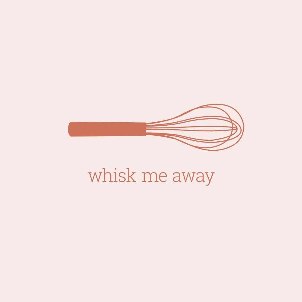 Canvas on Demand Poster Print 12 x 12 entitled Whisk me away - minimalist retro kitchen art