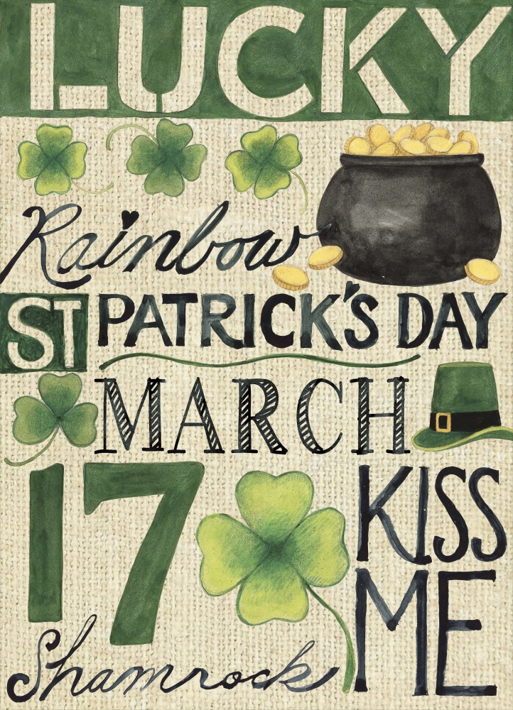 Canvas on Demand Poster Print 12 x 16 entitled St. Patrick's Day