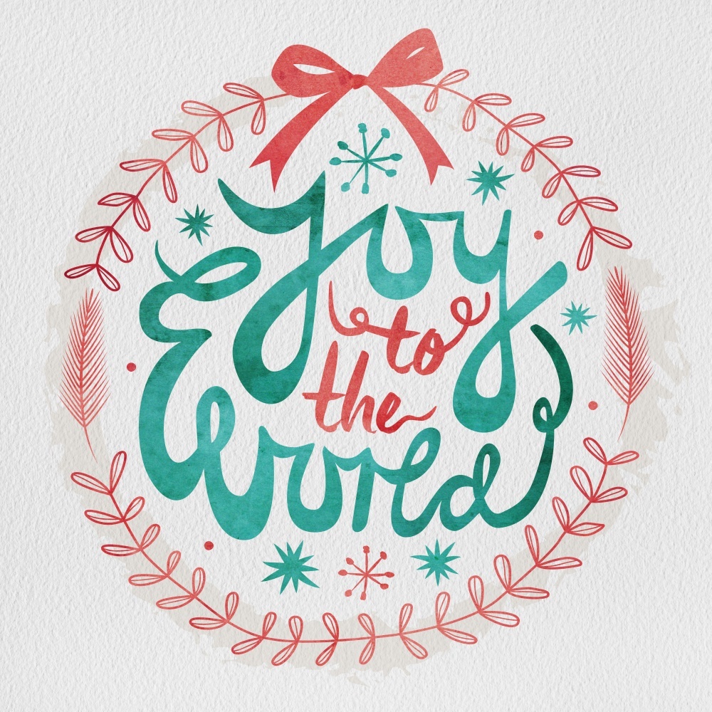 Canvas on Demand Poster Print 16 x 16 entitled White Christmas Wreath IV