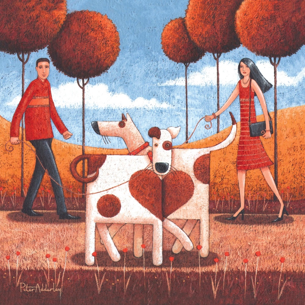Canvas on Demand Poster Print 16 x 16 entitled It Must Be Love
