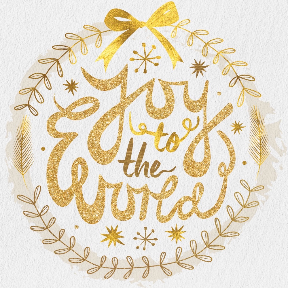 Canvas on Demand Poster Print 16 x 16 entitled White Christmas Wreath I