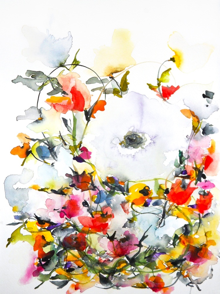 Canvas on Demand Poster Print 12 x 16 entitled Gardenia 11