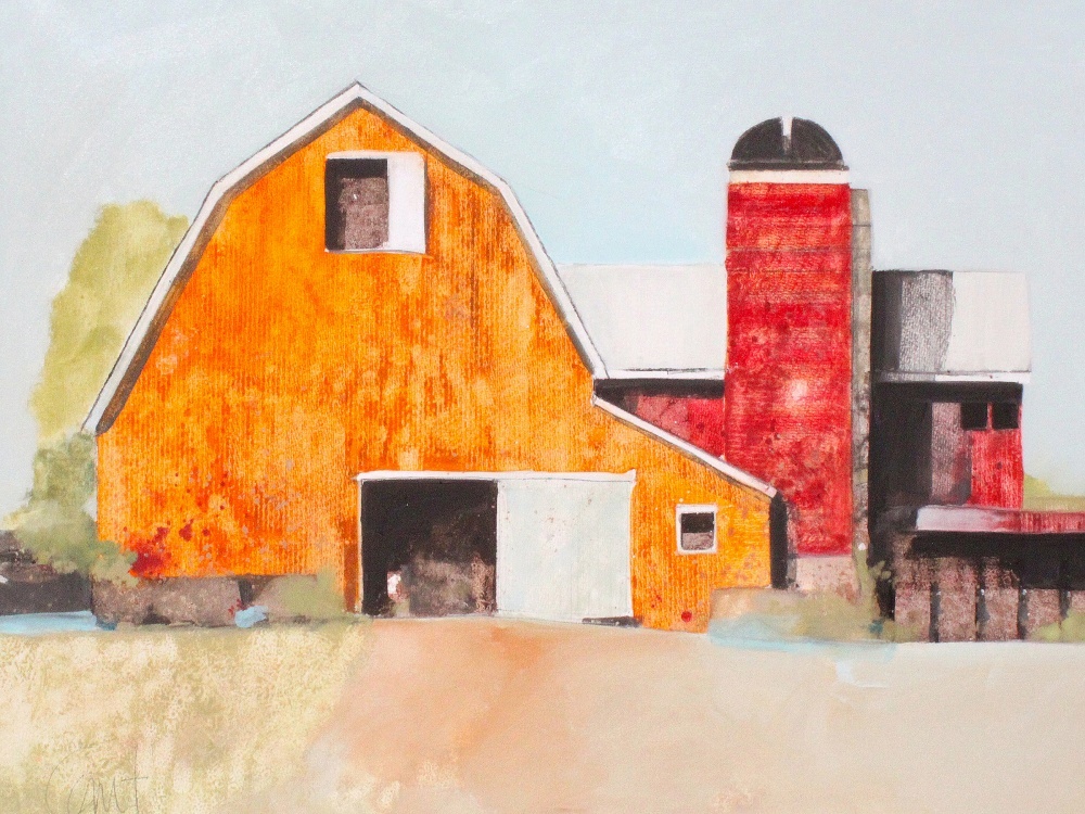 Canvas on Demand Poster Print 16 x 12 entitled Barn No. 3