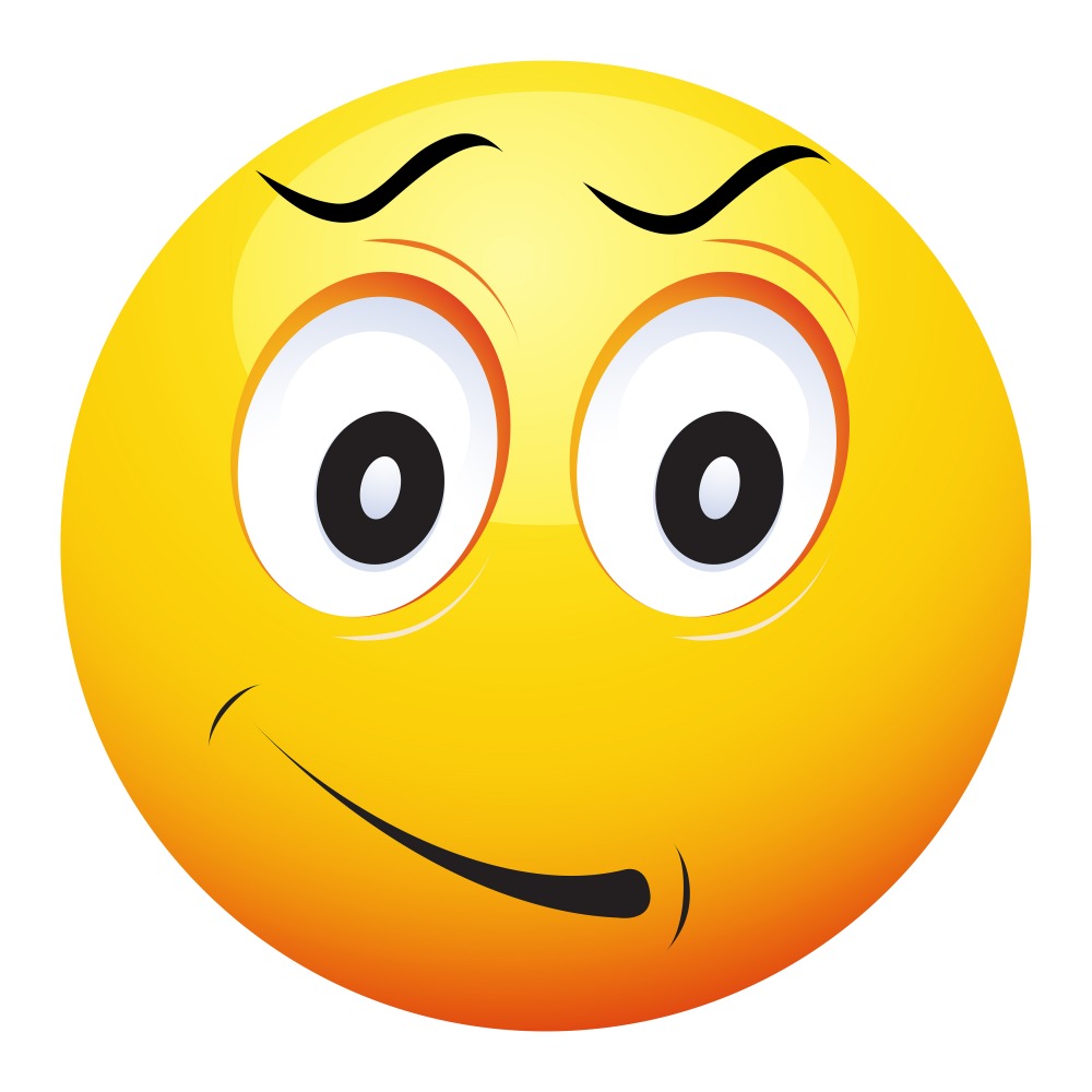 Canvas on Demand Poster Print 12 x 12 entitled Unsure Faced Emoji