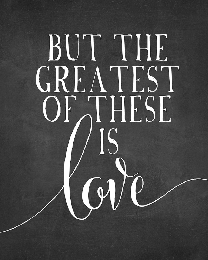 Canvas on Demand Poster Print 16 x 20 entitled But The Greatest Of These Is Love
