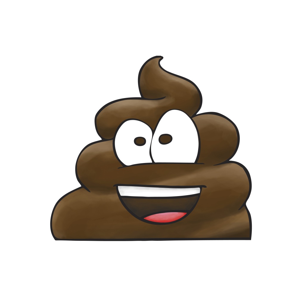 Canvas on Demand Poster Print 12 x 12 entitled Poop Emoji