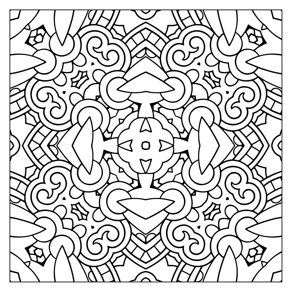 Canvas on Demand Poster Print 12 x 12 entitled Curves and Edges