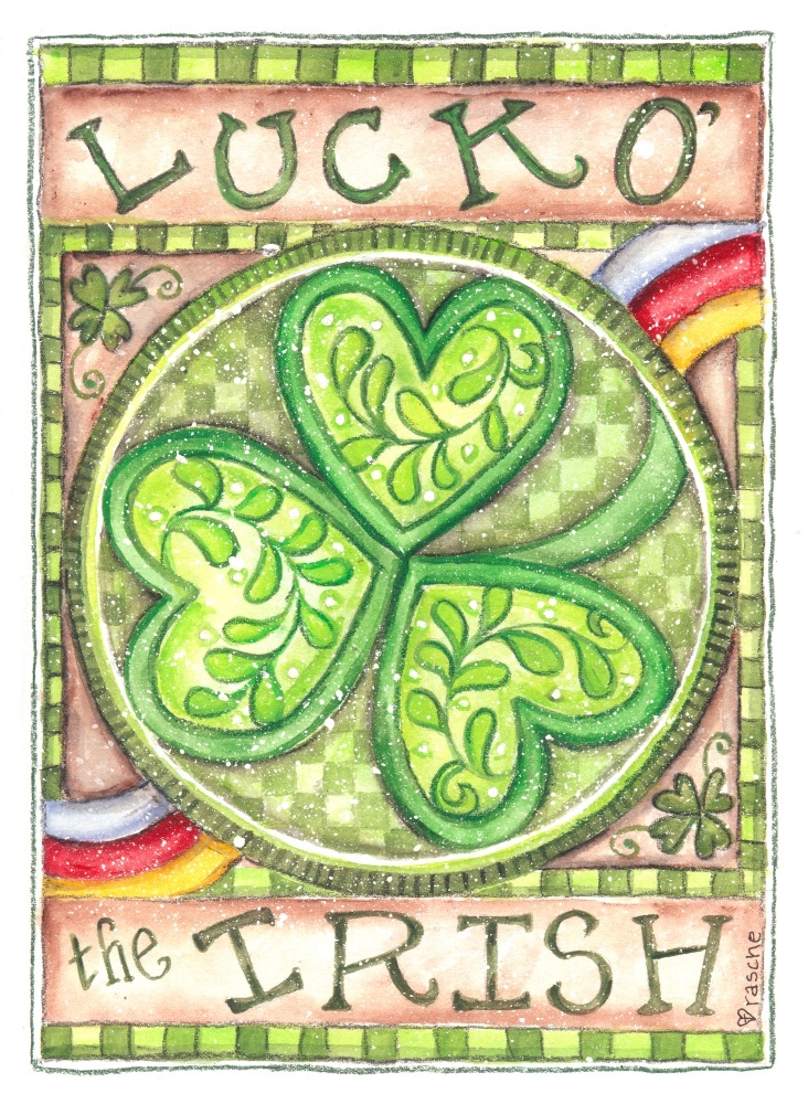 Canvas on Demand Poster Print 12 x 16 entitled Luck O' The Irish