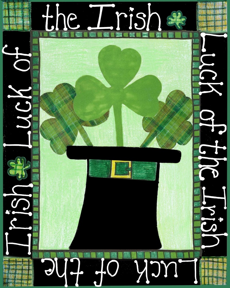 Canvas on Demand Poster Print 12 x 16 entitled Luck O the Irish