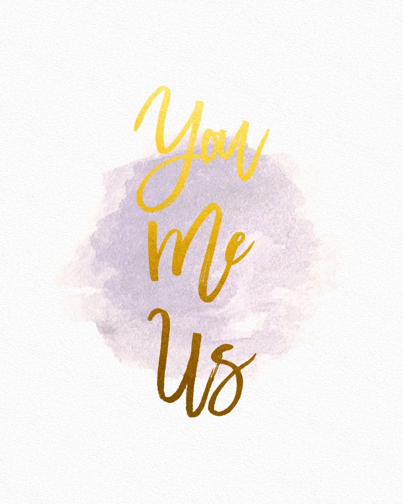 Canvas on Demand Poster Print 12 x 16 entitled You Me Us