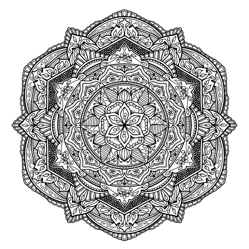 Digital Mandala IX