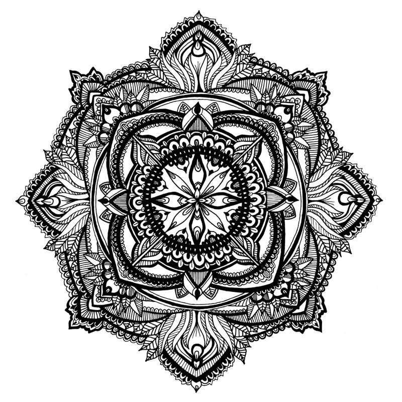 Hand Drawn Mandala V