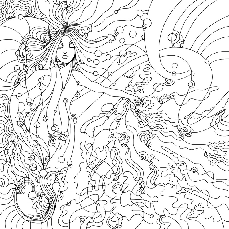 Siren Line Art