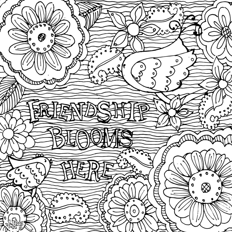 Friendship Blooms Here