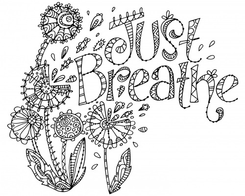 Just Breathe Coloring Pages Coloring Pages