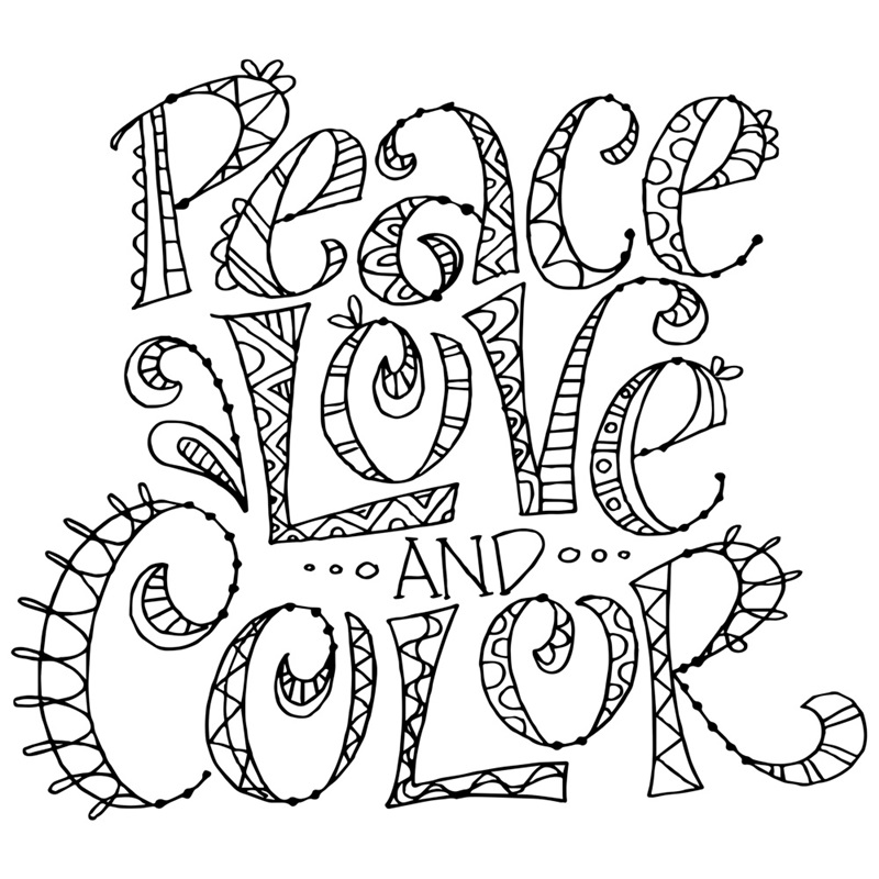 Color Me - Peace Love and Color