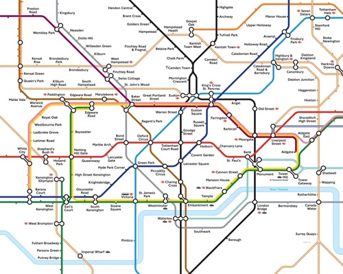 London Underground Station Map | London Underground Blanket Collection ...