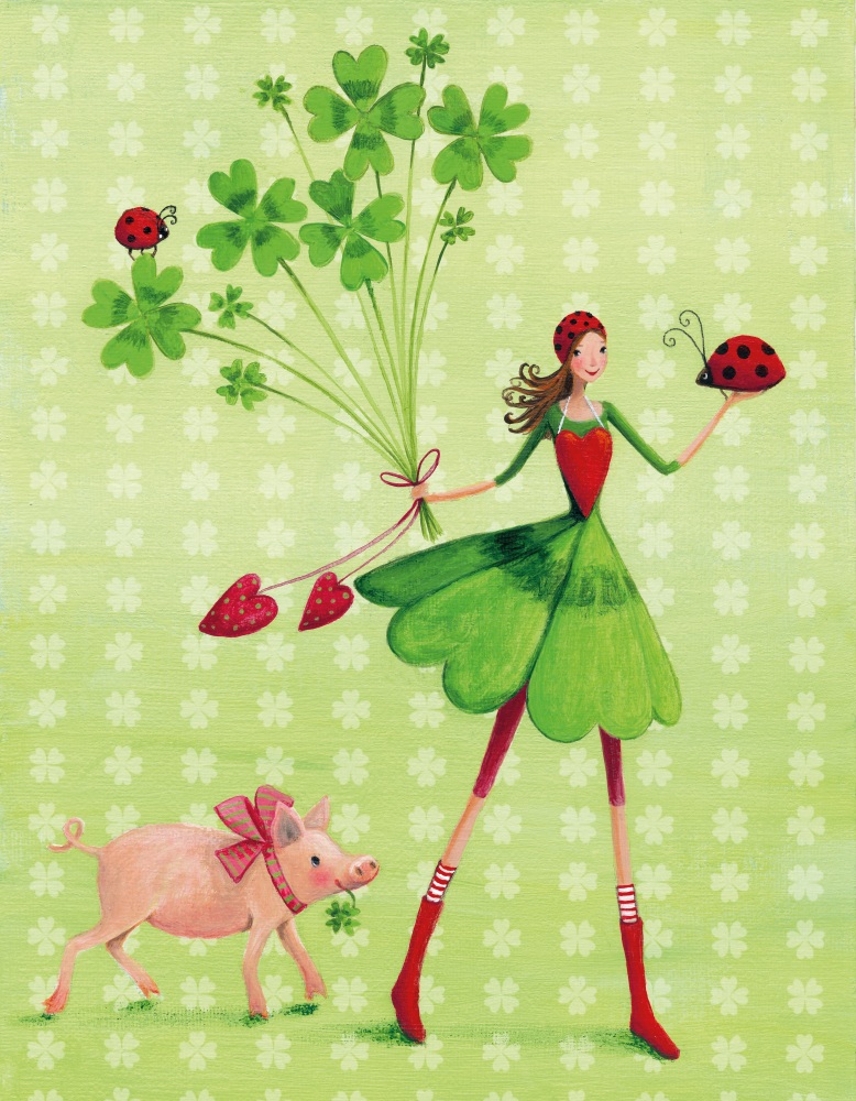 Canvas on Demand Poster Print 12 x 16 entitled Good Luck Fairy