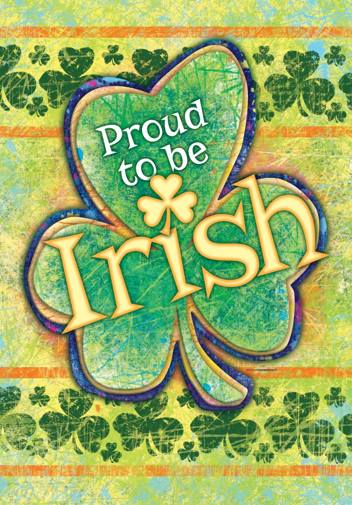 Canvas on Demand Poster Print 12 x 16 entitled Proud to be Irish