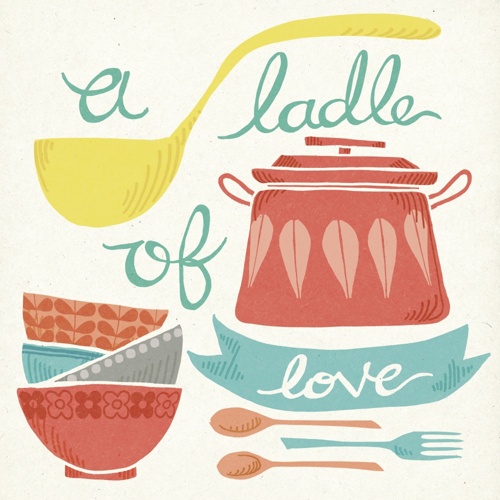 Canvas on Demand Poster Print 16 x 16 entitled A Ladle of Love