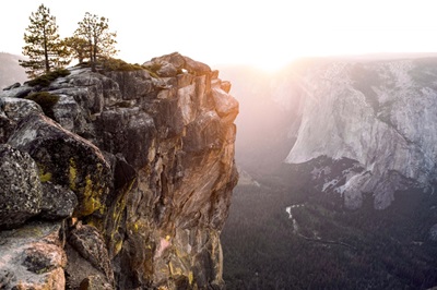 Sunset At Yosemite National Park, California