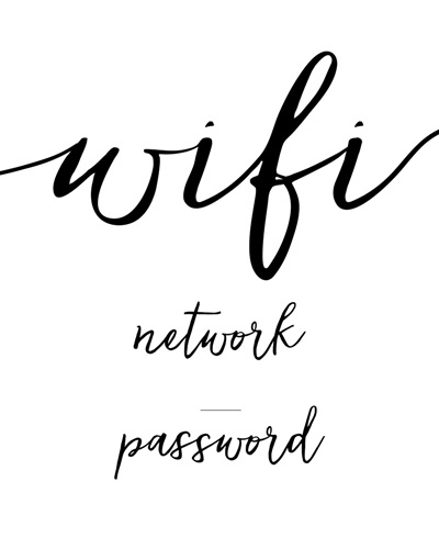 Wifi Script | Personalized Word Art - Canvas On Demand®