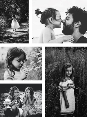 Photo Collage White art