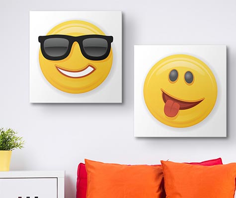 Emoji Wall Art emoji art prints - canvas on demand Emoji Wall Art emoji art prints - canvas on demand