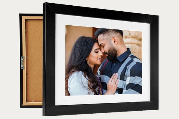Photo printed on a custom framed print