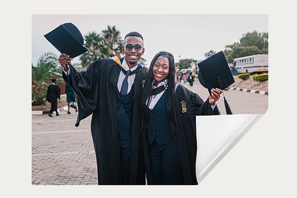 Custom printed photo poster