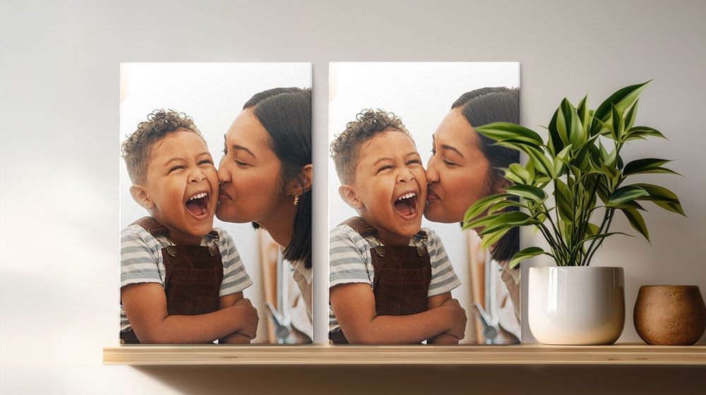 family photo printed on 12x18 canvases