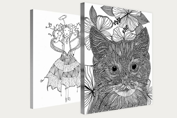 coloring canvas product render