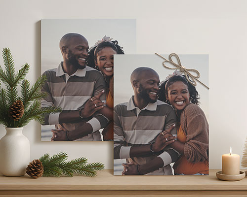 Two 11x14 Canvas Bundle of a happy couple