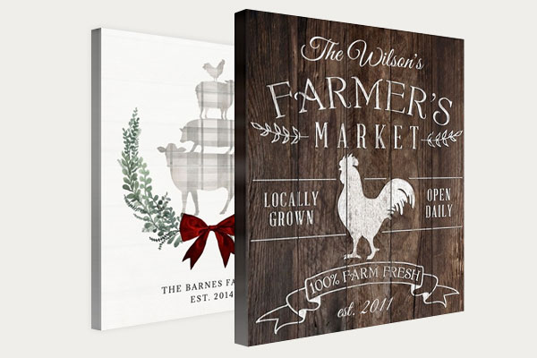 personalized word art product render