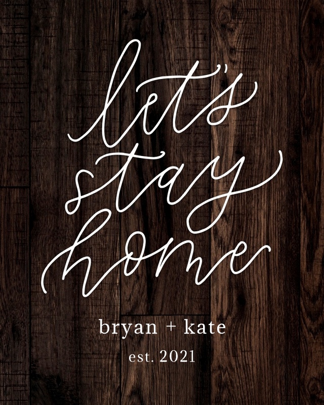 Lets Stay Home - Dark