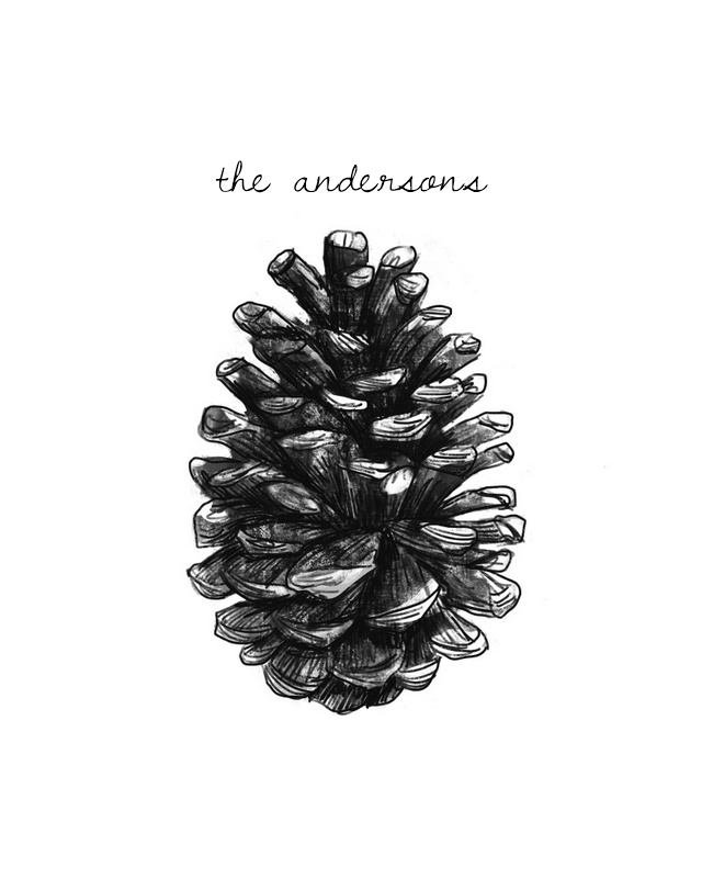 Charcoal Pinecone